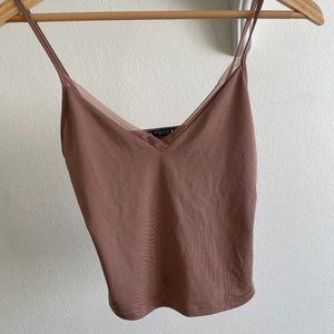 Zara mauve pink sleeveless tank top size S